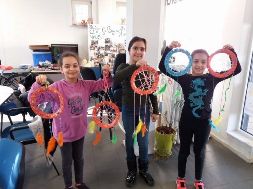 Atelier « attrape rêves » – Février 2018